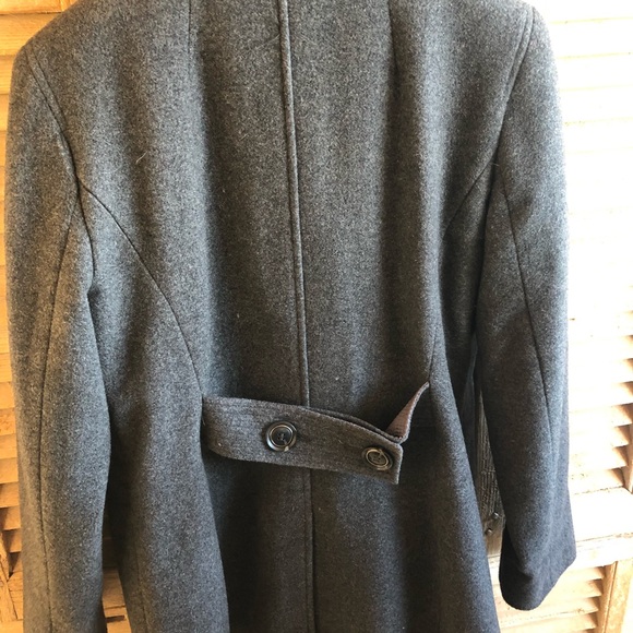 Kenneth Cole Reaction charcoal grey pea coat - Picture 4 of 7